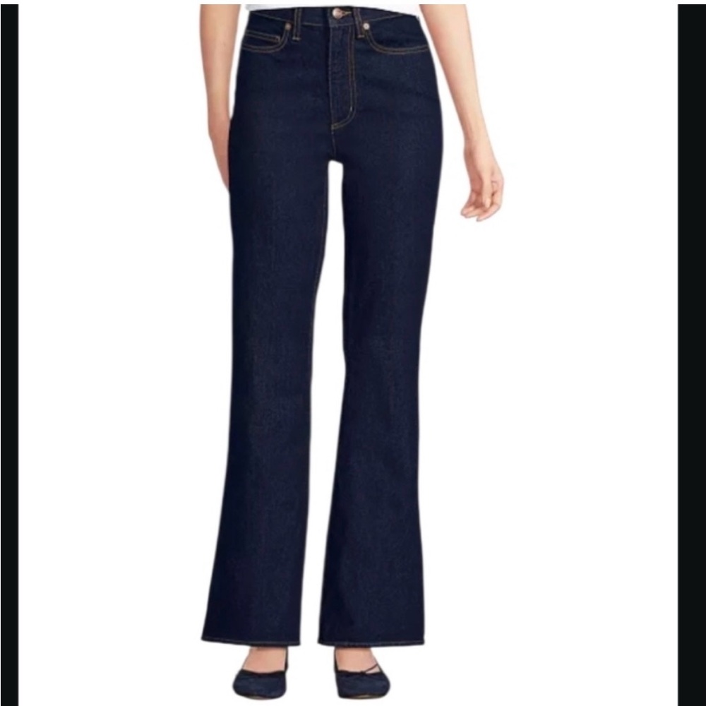 Lands’ End Bootcut Dark Wash‎ Women's Jeans Sz 12 NWT